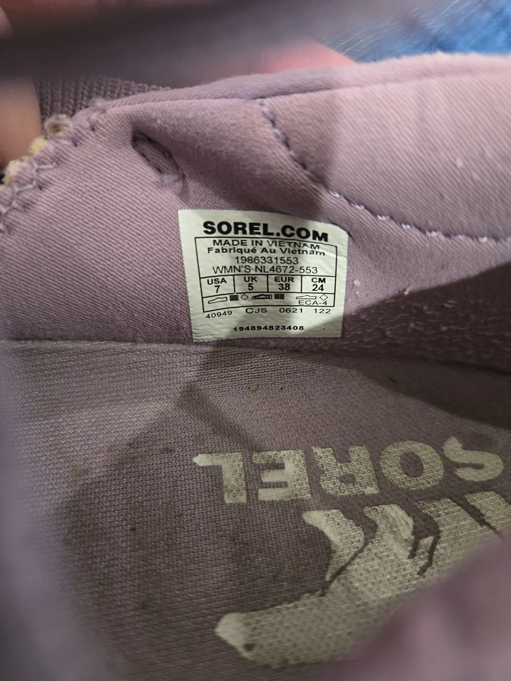 Sorel Women's Lightweight Knit Running Shoes - Lavender